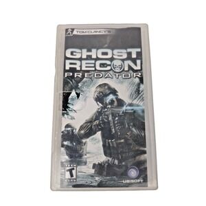 Tom Clancy's Ghost Recon: Predator (Sony PSP, 2010) w/Manual